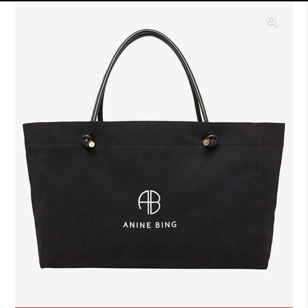 ISO Anine Bing Large Saffron Tote in Black or Beige